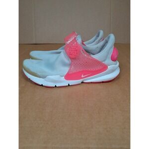 Nike Sock Dart (GS) Girl's Size 7 Y Running Shoes Pure Platinum Pink Women 8.5